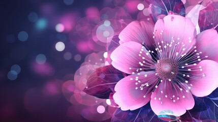 Sticker - flower background