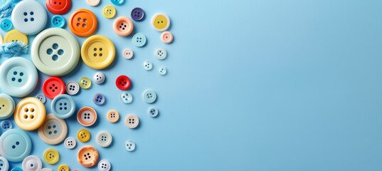 Wall Mural - Vibrant button background design for artistic creations, perfect for diverse creative projects