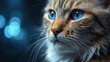 © Alphatest74 - Chat regard bleu IA 6
