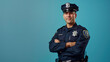 © pond - Portrait of a firefighter in uniform soldier military uniform police army officer hat person woman policeman men cap law people captain war helmet security one face serious worker sailor 16:9