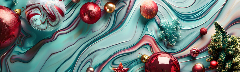 Wall Mural - Rich red background texture, marbled stone or rock textured banner with elegant holiday color and design.