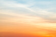 © ISENGARD - Beautiful , luxury soft gradient orange gold clouds and sunlight on the blue sky perfect for the background, take in everning,Twilight, Large size, high definition landscape photo
