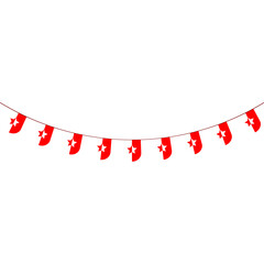 Wall Mural - Indonesia Bunting Flag Decoration