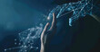 © B-Ast-BRT - AI, Machine learning, Hands of robot and human touching on big data network connection background, Science and artificial intelligence technology, innovation and futuristic.