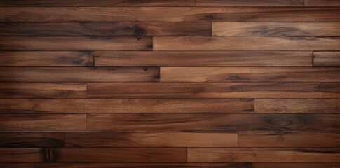Wall Mural - wooden flooring texture in a room with a brown and wood wall
