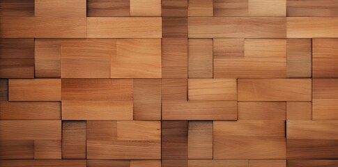 Wall Mural - wooden flooring texture seamless pattern featuring a row of wooden planks arranged in a row from left to right, with a wooden table and chairs in the background