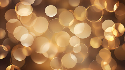 Sticker - abstract golden background