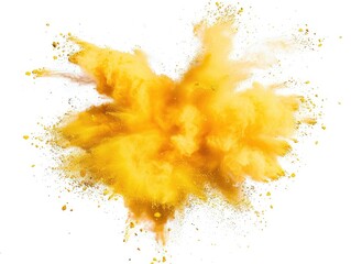 Poster - orange paint splashes