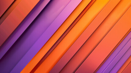 Wall Mural - orange and lavender with templates metal texture soft lines tech gradient abstract diagonal backgrou