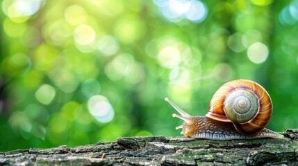 snail on a tree