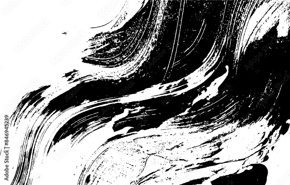 Vector brush sroke texture. Distressed uneven grunge background ...