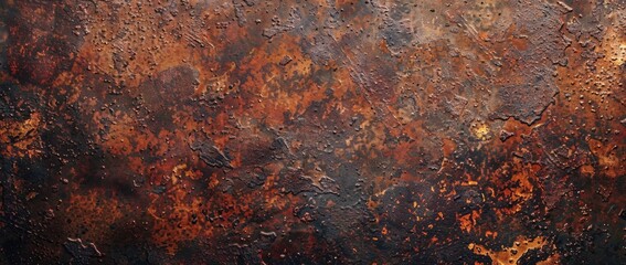 Poster - rusted steel texture background