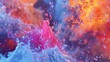© Nisit - 3D fluid simulation with colorful particles