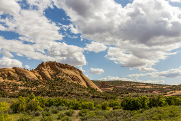 Dinosaur National Monument in Colorado and Utah in the spring