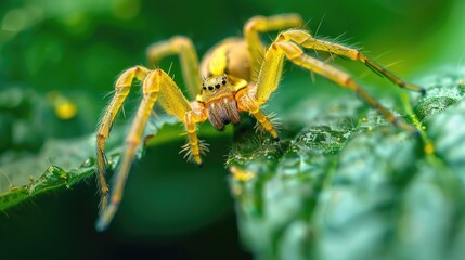 Wall Mural - Spider in its natural habitat