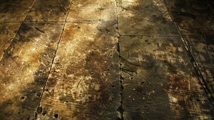 Wall Mural - Texture of an Aged Grungy Floor