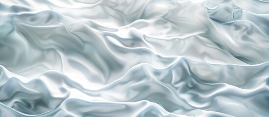Wall Mural - Abstract background with white wave textures or rippled water pattern