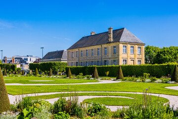 Poster - L'Abbaye-aux-Hommes et l'hôtel de ville de Caen