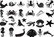 © Hamja'sPortfolio - Sea Animals Svg, Beach Svg Bundle, Ocean Svg, Sea Life Svg, Mermaid Svg, Octopus Svg, Shark Svg, Seashell Svg, Dolphin Svg, Crab Svg