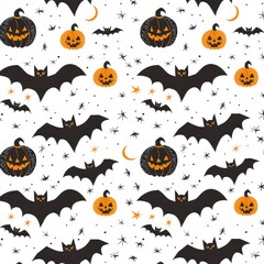 Wall Mural - Halloween Pattern