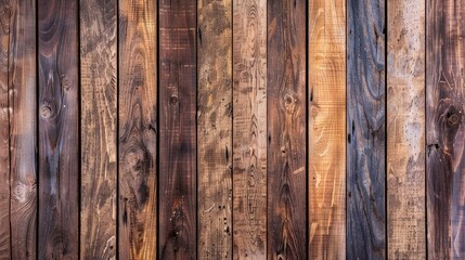 Wooden background with vertical brown texture lines for natural banner Closeup of timber texture with vertical planks for floor backdrop