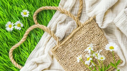 picnic summer relax flowers fruits natural