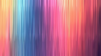 Wall Mural - pixels gradient rainbow
