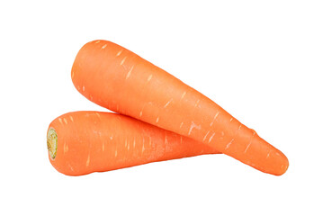 Wall Mural - carrot isolated on transparent with png.
