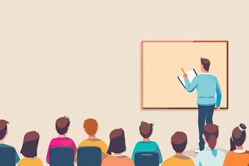 teacher explaining concept in classroom