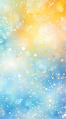 Sticker - Soft pastel background with stars and bokeh lights