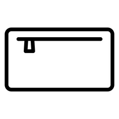 Sticker - pencil case icon 