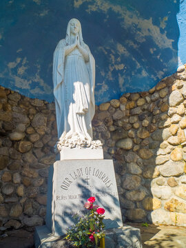 Our Lady Of Lourdes Statue Alter