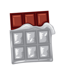 Sticker - chocolate bar package