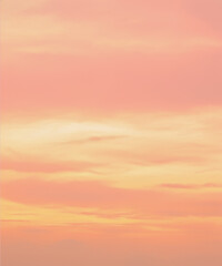 Wall Mural - pink sky and clouds background