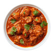 © Sim - butter chicken top view full length​on transparency background PNG