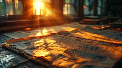 Professional studio photo of a reverse silhouette of financial documents with detailed textures and lighting