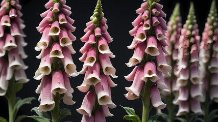 Foxglove flowers, elegant, luxury, clean, smooth, elegant, beautiful, highly detailed, sharp focus, studio photography, xf iq 4, 1 5 0 mp, 5 0 mm, iso 2 0 0, 1 / 1 6 0 s, realistic, natural light, oct