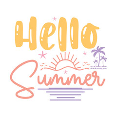 Wall Mural - Hello summer