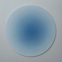 Wall Mural - Abstract Blue Circle on Gray Background.