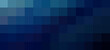 © Zag - dark blue shades grid mosaic pattern pixelate color palette abstract monochrome background banner