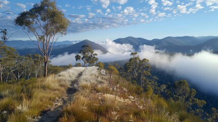 Wall Mural - Cool Air at the Top of the Hills 