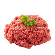 © Sim - beef mince side view full length on transparency background PNG