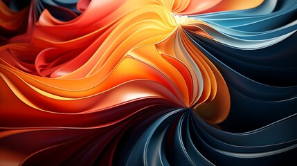 Wall Mural - **Vibrant 3D render of abstract fractal patterns- Image #3 @BAN ME?