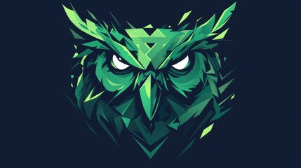 Poster - An appealing green owl symbol is featured as the main icon