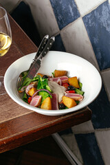 Poster - salad with grilled fresh tuna