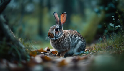 Wall Mural - Rabbit in Nature