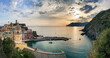 © Cavan Images - Picturesque coastal village of Vernazza, Cinque Terre at sunset.