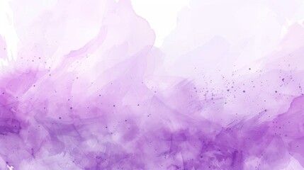 Wall Mural - Watercolor brush purple background illustration generated by ai