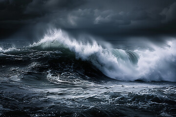  Close-Up of Powerful Ocean Waves