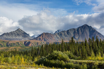 Canvas Print - Mountains in Alaska